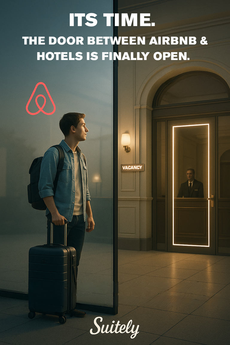 It's time - The door between Airbnb and hotels is finally open